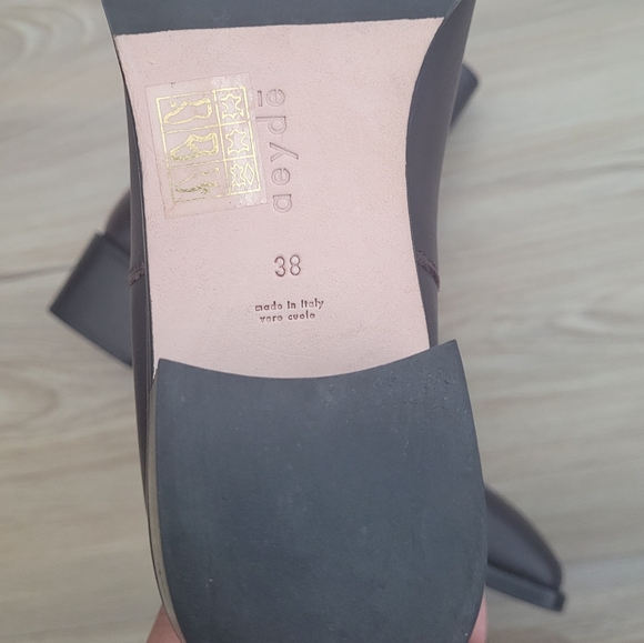 Aeyde Neil Leather Ankle Boots In Moka Calf Size 8 - Picture 10 of 10